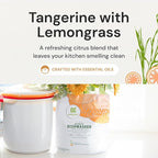 Grab Green Automatic Dishwashing Detergent Pods, 60 Count, Tangerine Lemongrass Scent, Plant and Mineral Based, Superior Cleaning, Powerful Grease Removal, Brilliant Shine