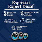 Lavazza Expert Espresso Coffee Pods Variety Pack – 30 Count – Includes Classico, Intenso & Decaf Capsules – Keto-Friendly, Rich & Smooth Italian Blend – Compatible with Lavazza Classy Machines