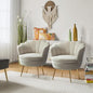 HULALA HOME Modern Velvet Accent Chairs Set of 2 by HULALAHOME
