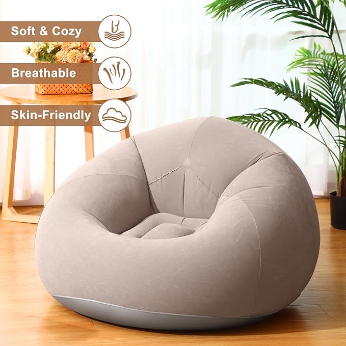 Realspring 6 9 12 Pcs Inflatable Bean Bag Chairs - Image 3