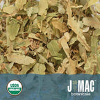 J Mac Botanicals, Organic Linden Leaf and Flower, Whole Leaves and Flowers