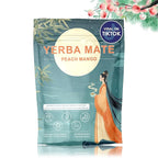 Yerba Mate Instant Tea Powder, 3-in-1 Super Drink - Clean Energy, Brain Fog Buster | Pure Natural Extract, Focus and Gut Health Support, Yerba Mate Peach Mango 0.72 lb