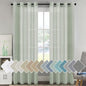 H.VERSAILTEX Linen Curtains Flax Linen Blended Curtain Panels by HVERSAILTEX