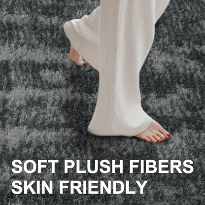 5x7 Ft Large Shag Rugs for Bedroom Living Room, Tie Dyed Ultra Soft Fluffy - Image 4