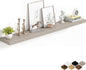 Fun Memories 55Inch Long Floating Shelves, 8 Inch Deep Shelves by FunMemories