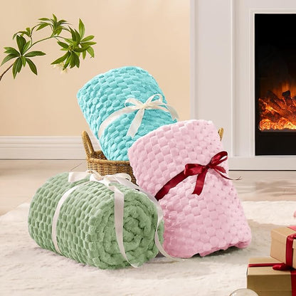 BEDELITE Aqua Throw Blanket for Couch, Soft Cozy Gifts for Women, 50 * 60 | 3D - Image 5