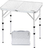 Yriuat Folding Camping Table 2ft Portable Picnic Table Adjustable Height Small by Yriuat