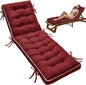 72x21 Inch Folding Chaise Lounge Cushion Quick Dry by AMCATON