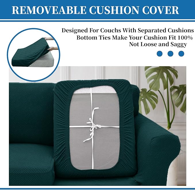 XINEAGE 2026 New 4 Pieces Extra Large Couch Covers - Image 6