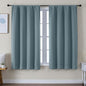 Simplebrand Ava Stone Blue Blackout Curtains by Simplebrand