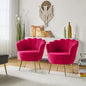 HULALA HOME Modern Velvet Accent Chairs Set of 2 by HULALAHOME