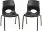 Children’s Factory MyPosture Plus 12" Chair, 2 Pack, Stackable Ergonomic by Angeles
