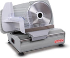 TOOGOOD 7.5" Meat Slicer, Electric Food Slicer Machine with Stainless Steel Blade, Adjustable Thickness for Home Use, Easy to Clean, Cuts Meat, Bread, Cheese and Deli, Sliver
