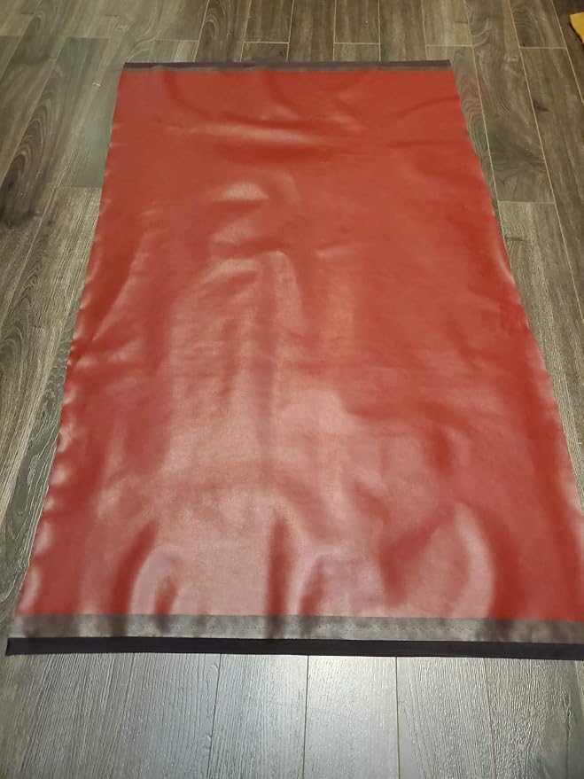 NAT Leathers | Burgundy Soft Faux Vegan Leather PU | 5 Yards Cut by the Yard | - Image 3
