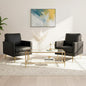 VINGLI Modern PU Leather Accent Chairs Set of 2, Single Sofa Chair by VINGLI