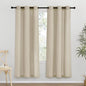 NICETOWN Angora Thick Linen Curtains 72" Length, Grommet Privacy Window by NICETOWN