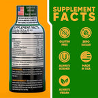 B12 Overload Extra Strength Energy Shot – Grape – 260mg Caffeine, 14000% B12, Electrolytes – Energy & Vitality Support – Zero Sugar No Calories – Vegan, Kosher, Gluten-Free – 1.93 fl oz, 24-Pack