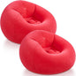 Realspring Inflatable Bean Bag Chairs Outdoor Blow up Camping Chairs Inflatable by Realspring