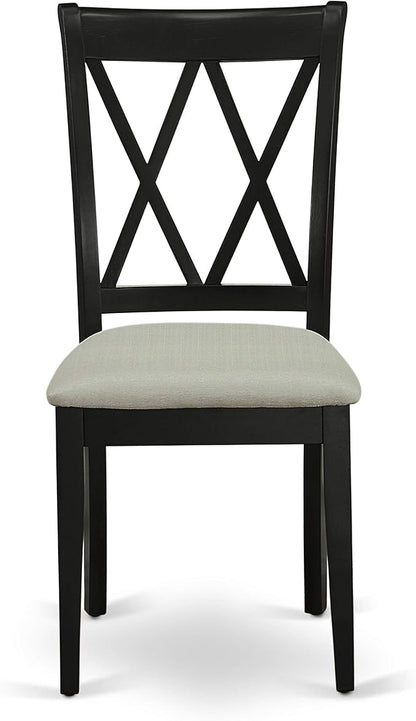 East West Furniture CLC-BLK-C Clarksville Dining Room Chairs - Image 4