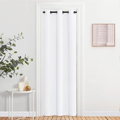 NICETOWN White Curtains 84 inch Length 2 Panels Set - Image 2