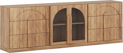 BELLEZE 3-Piece Sideboard Cabinet Set Freely Configurable, Modern Wood Modular - Image 7
