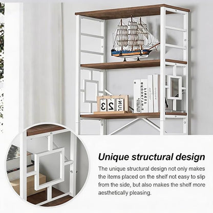 HOMISSUE Bookcase, 7-Tier Tall Bookshelf Metal Bookcase and Bookshelves - Image 5