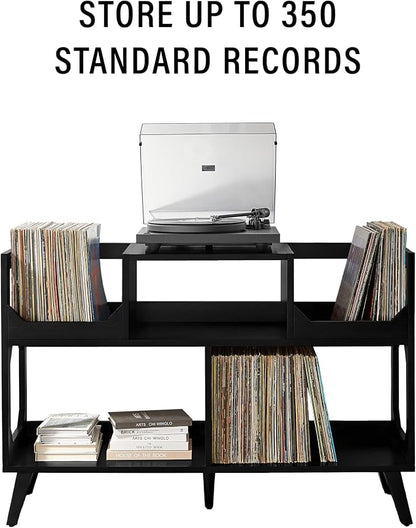 Crosley Furniture Asheville Mid-Century Modern Media Console Record Player Stand - Image 6