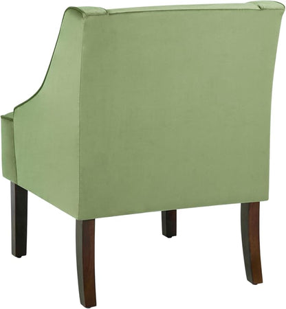 HomePop Velvet Swoop Arm Living-Room-Chairs - Image 8