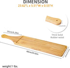 Premium Rubberwood Charcuterie Board with Handle – Durable Wooden Serving Platter for Cheese, Meat, and Appetizers – Perfect for Entertaining, Parties, and Gifts