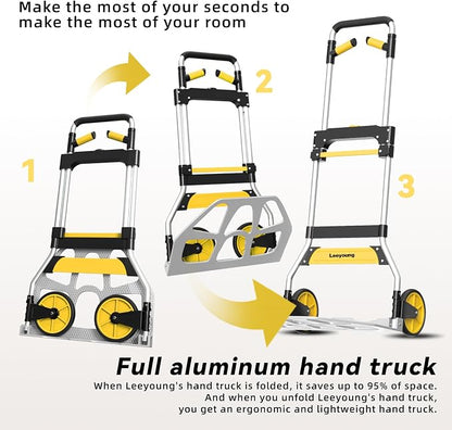 Aluminum Folding Hand Truck 309lb Capacity - Image 8