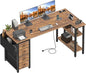 Lufeiya L Shaped Computer Desk by LUFEIYA