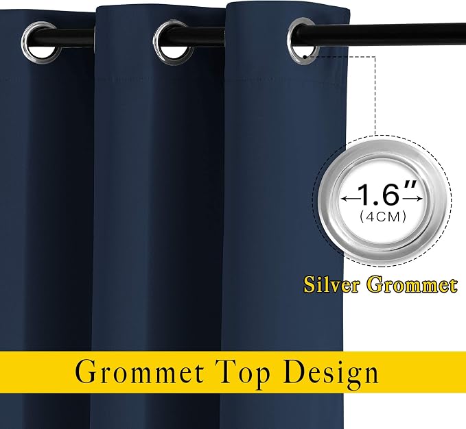 NICETOWN Blackout Curtain Panels 72 - Image 2