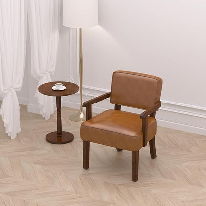 FAGAGA Accent Chair, PU Leather Living Room Chairs Oversized - Image 3