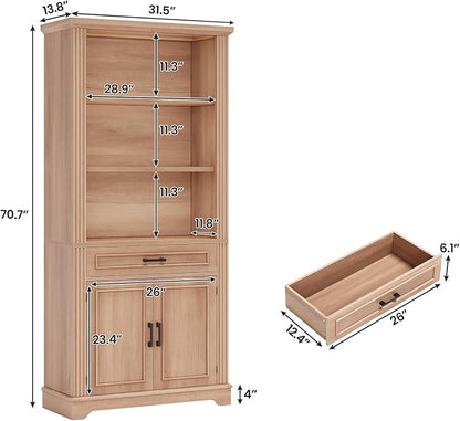 SEDETA Farmhouse Bookshelves and Bookcases - Image 2