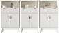 Fatmok Buffet Cabinet with Storage Set of 3, Wood Buffet Sideboard Console Table by Fatmok