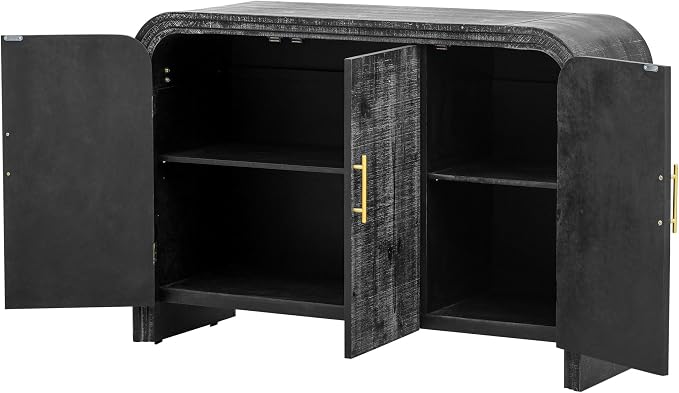 Retro Silhouette Sectional 3-Piece Set Containing Sideboard, Console Table and - Image 9