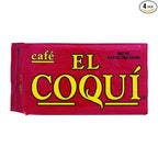 El Coquí Dark Roast Espresso Ground Coffee, Rich, Ground Coffee, Authentic Puerto Rican Style Coffee, Vacuum Sealed, Ground Espresso Beans, 8.83 oz (4 pack)