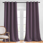 NICETOWN Plum Living Room Curtains 90 inches Long, Grommet Home Fashion Energy by NICETOWN