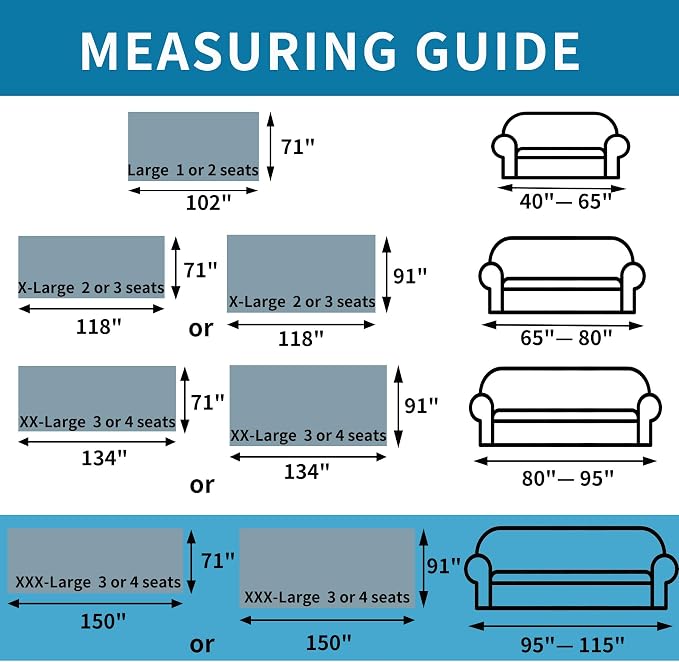 HAOMAIJIA Non Slip Couch Cover Sofa Covers - Image 5