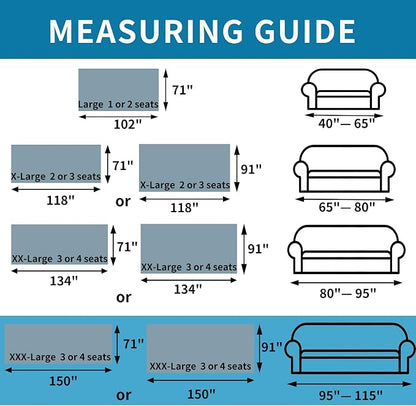 HAOMAIJIA Chenille Couch Cover Sofa Covers - Image 5