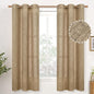 YoungsTex Toffee Linen Curtains 63 Inches Long by YoungsTex