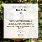 The Bean Organic Coffee Company Egg Nog, Medium Roast, Ground Coffee, 5-Pound Bag, Café molido tostado orgánico