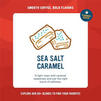 Cameron's Coffee Single Serve Pods, Flavored, Sea Salt Caramel, 12 Count (Pack of 6)