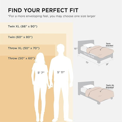 Bedsure Soft Twin Blanket for Bed Decor Gifts Pink 60"x80" | Birthday Gifts for - Image 6