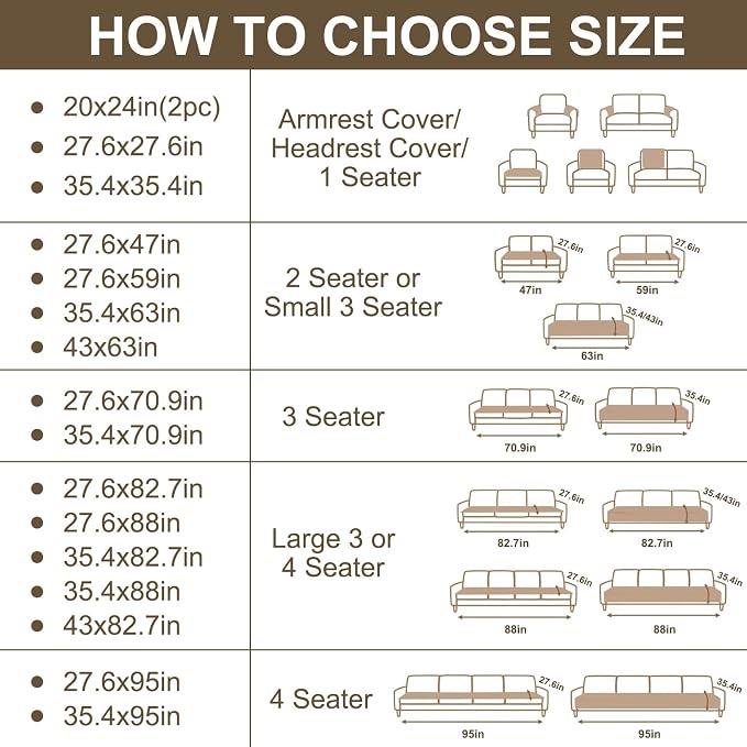 Smiry Couch Cover for Dogs, Non Slip Washable Sofa Protector for Pets | Soft - Image 9