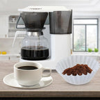 300pcs 12-Cup Commercial Coffee Filters (4 ¼ Inch base, 2 ¾ Inch Walls, 9 ¾ Inch Laying Flat) Large Coffee Filters Premium Paper with 12-Cup Home & Commercial Machines(X6-300)