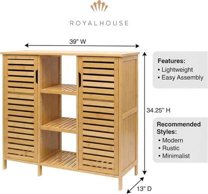 RoyalHouse Bamboo Floor Cabinet - Image 3