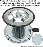 Waziaqoc Pour Over Coffee Dripper, Reusable Paperless Coffee Filter for 2-3 Cups, Stainless Steel Drip Cone Brew Coffee Strainer,Upgraded Double Micro Mesh Filter with Cup Stand