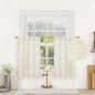 Short Kitchen Linen Curtains 30 Inch Length by LAMIT