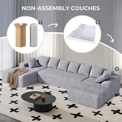 131'' U Shaped Sectional Couches - Image 5
